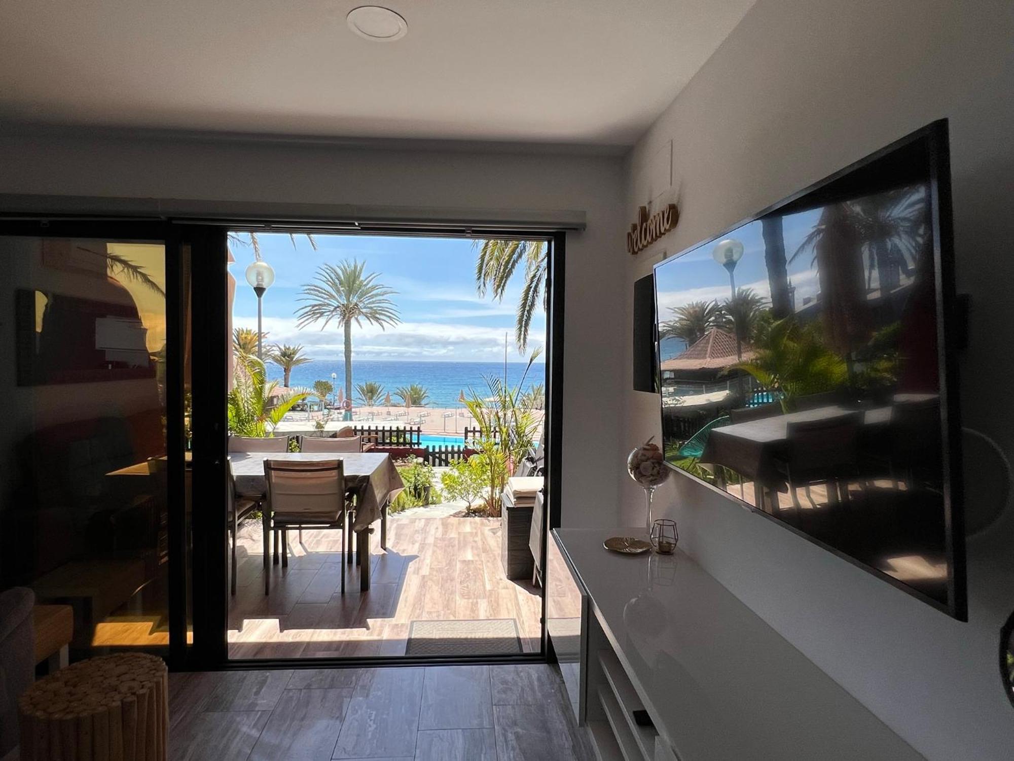 First Beachline Deluxe With Garden And Terrasse In Sun Club San Bartolomé エクステリア 写真
